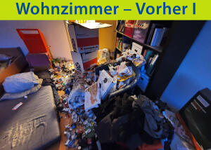 Entrümpelung von Messie- und Wohnnomadenwohnungen